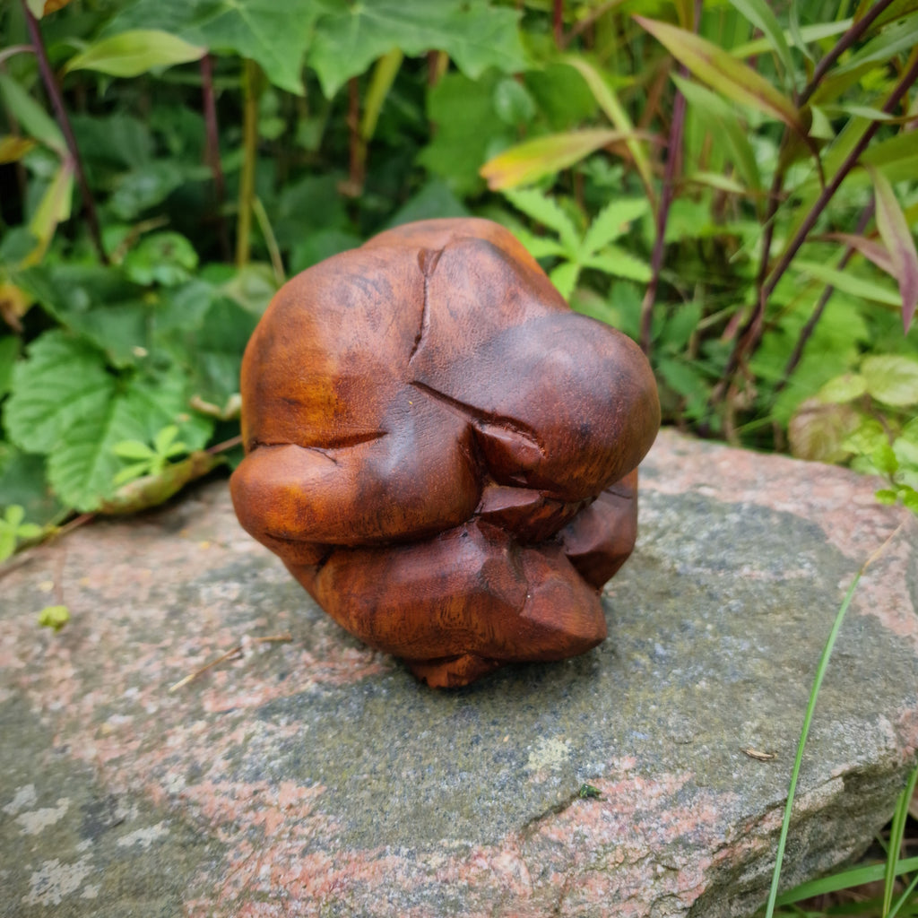 Yogiman Orang Malu Skulptur Holzfigur Holzskulptur Meditation Yogi 10 cm