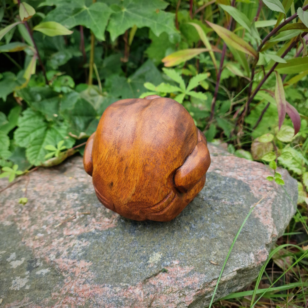 Yogiman Orang Malu Skulptur Holzfigur Holzskulptur Meditation Yogi 10 cm