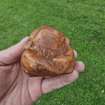 Yogiman Orang Malu Skulptur Holzfigur Holzskulptur Meditation Yogi klein