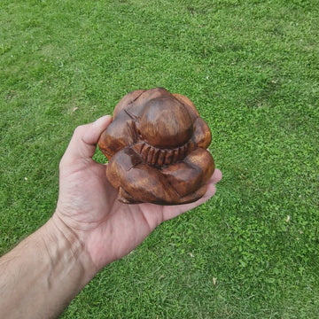 Yogiman Orang Malu Skulptur Holzfigur Holzskulptur Meditation Yogi 10 cm